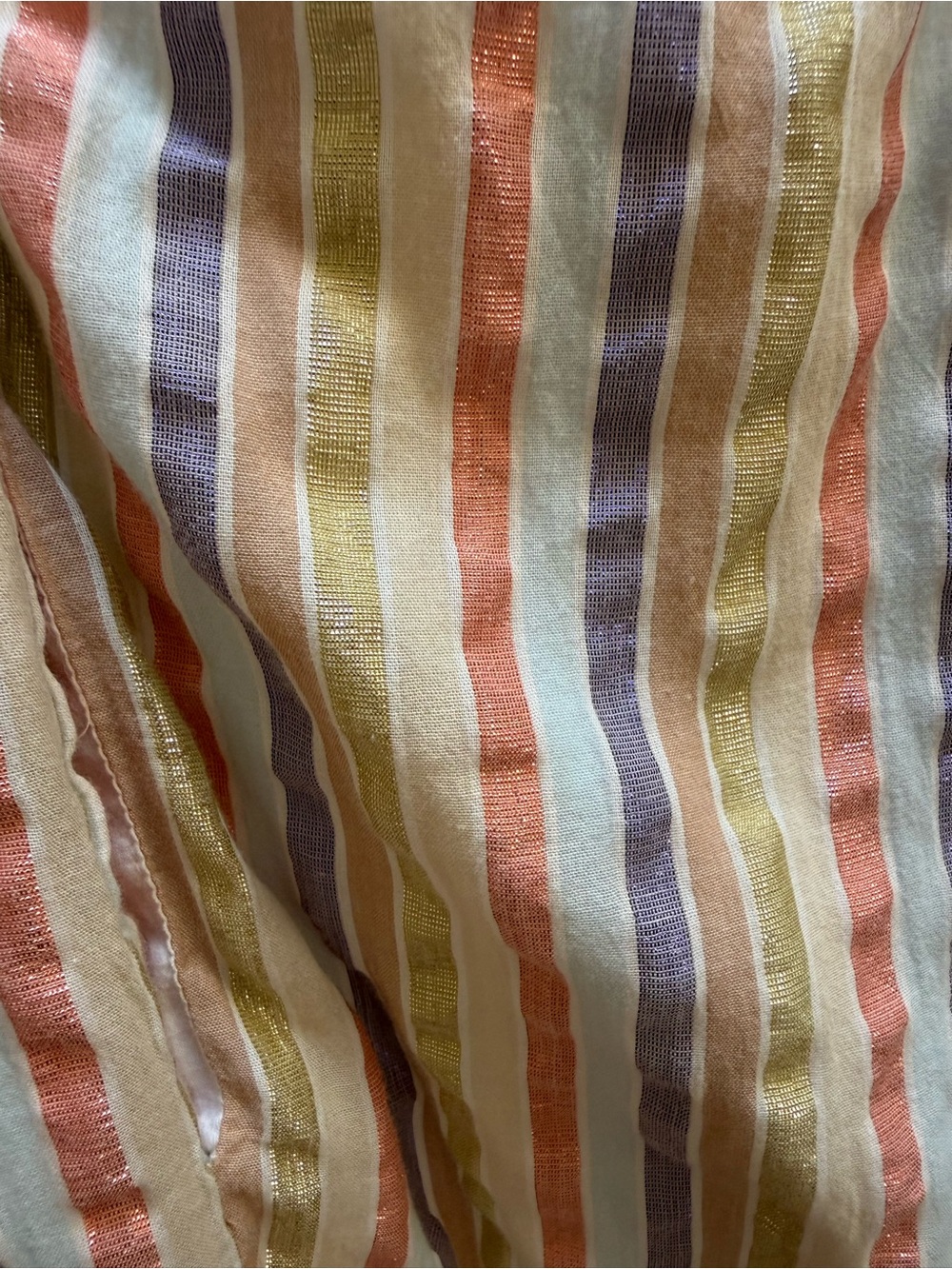 Boden Striped V-Neck Sleeveless Maxi Dress - Pastel Multi Colors - Picture 11 of 16